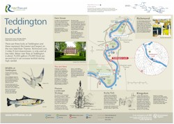 Teddington Lock Signage